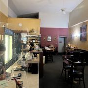 Interior dining & cash wrap/pick up station