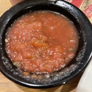 Salsa... super yummy. Hubby was bummed they don't have hot salsa. But it is the best!!