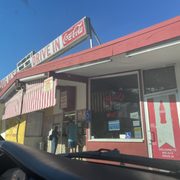 Front of restaurant