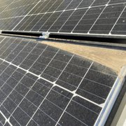 Dirty solar panels