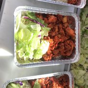a variety of food items