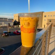 a cup of iced coffee