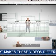 A frame from a business promo video we did highlighting a series of training videos we produced for a client.