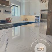 the kitchen countertop