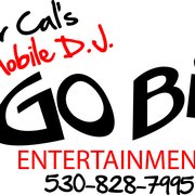 a black and red logo
