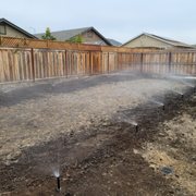 Finished setting up this irrigation system. Grass is next.