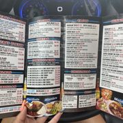 Updated menu and prices.