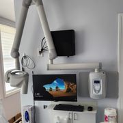 Setting up and troubleshooting x-ray sensors to practice software.