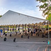 REINVENTING THE GYM- We moved a whole gym outdoors!