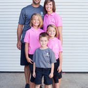 Owners Justin and Danielle Moore and their 3 kids