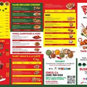menu and prices