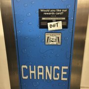 You can't get change here so bring your own.