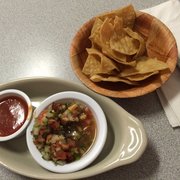 The salsa is amazing.