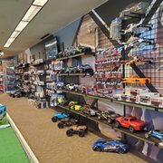 Wall of cars and trucks