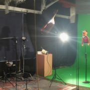 A lighting test with some of our roster of puppet performers. You may recognize Fernando on the left from various TV spots.