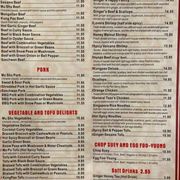 Menu #2 (as of 4/1/23)