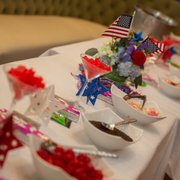 No 4th is complete without an Ice Cream Sundae Bar....