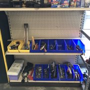 Thrift store with lots of tools.