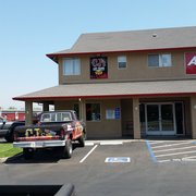 the front of the restaurant