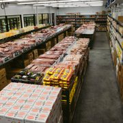 a wide selection of meat