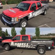 Added two 3/4 ton trucks to the Tugwell Roofing fleet with newly redesigned truck wraps!