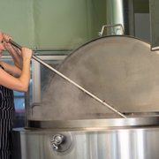 Brewing in our chai kettle