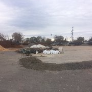 Bark, rock, wood, sand bag, if we don't have what you want we will work out hardest to find it for you