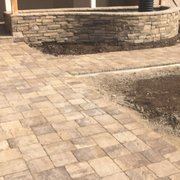 Pavers and rock