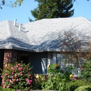 the roof of a house