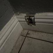 Exposed electrical, fire hazard