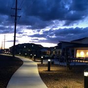 Taking my dog for a walk to see this pretty view.