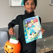 Halloween coloring contest winner!!! Contests every holiday!!!