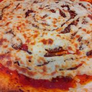 Wu-York Pepperoni Pizza with liquid mozzarella. 100% made from scratch!