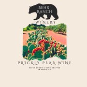 pricky pear wine label