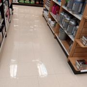 VCT Floor stripping and waxing