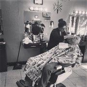 Traditional hot towel shave