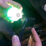 'Night Eagle' cell phone flashlight activated/deactivated glow balls!