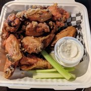 Garlic parmesan wings!! Delicious!!!