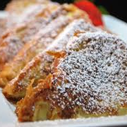french toast with powdered sugar
