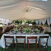 Tent wedding