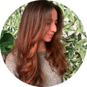 Foilyage /balayage , gloss ,haircut and blow out on this doll.