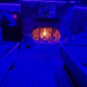 - seasonal fire place