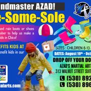 Azad's Martial Arts annual shoe drive to help kids is called Gimme-Some-Sole and has helped thousands of kiddos in Butte County!