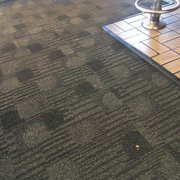 the floor of a restaurant