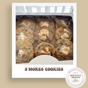 These are our popular S'mores cookies, stuffed with marshmallows.
