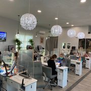 Inside of Meriam nails salon