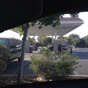 View from the car wash line