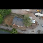  an aerial view of a construction site