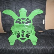 Kids turtle chair powder coated