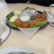 Senior fish including chowder too.